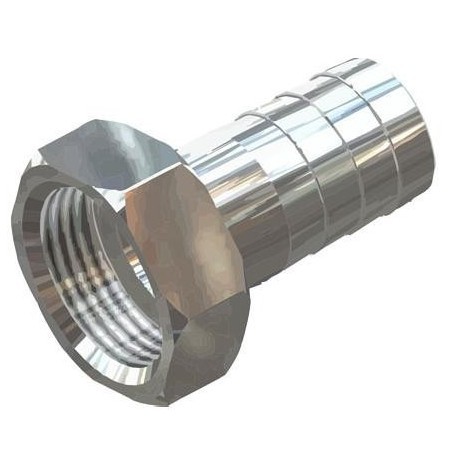 Acél tömlővég 1”BM 3/4” (19mm) tömlőhöz