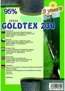 Belátásgátló, szélfogó és árnyékoló háló GOLDTEX 230 1 m x 50 m 95% / 28527