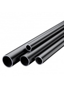Tokozás nélküli fekete pvc cső 110 mm 1 m / szál