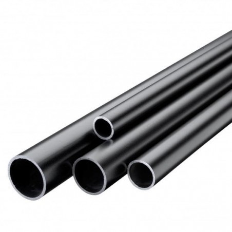 Tokozás nélküli fekete pvc cső 110 mm 1 m / szál