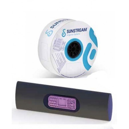 Sunstream FLD csepegtető szalag 6 mil, 20 cm, 1,2 L / h, 2800 m 15,5Ft/m (akár 13,2 Ft / m)
