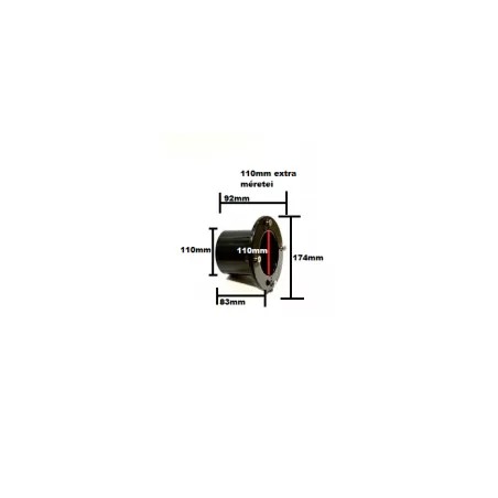 Fólia és szűrőház átvezetés összekötés 110mm extra