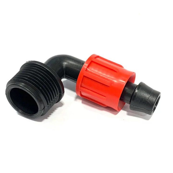 Csepegtető szalag indító könyök 17 x 3/4 " könyökkel PO