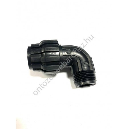 KPE MPE könyök 20x3/4" tok x KM (fekete,10bar)
