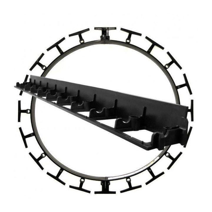 Extra erős ágyásszegély fekete 1025/75/78 mm