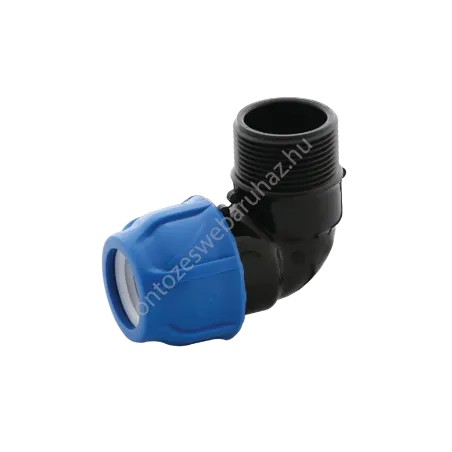 KPE könyök 25x1/2" KM