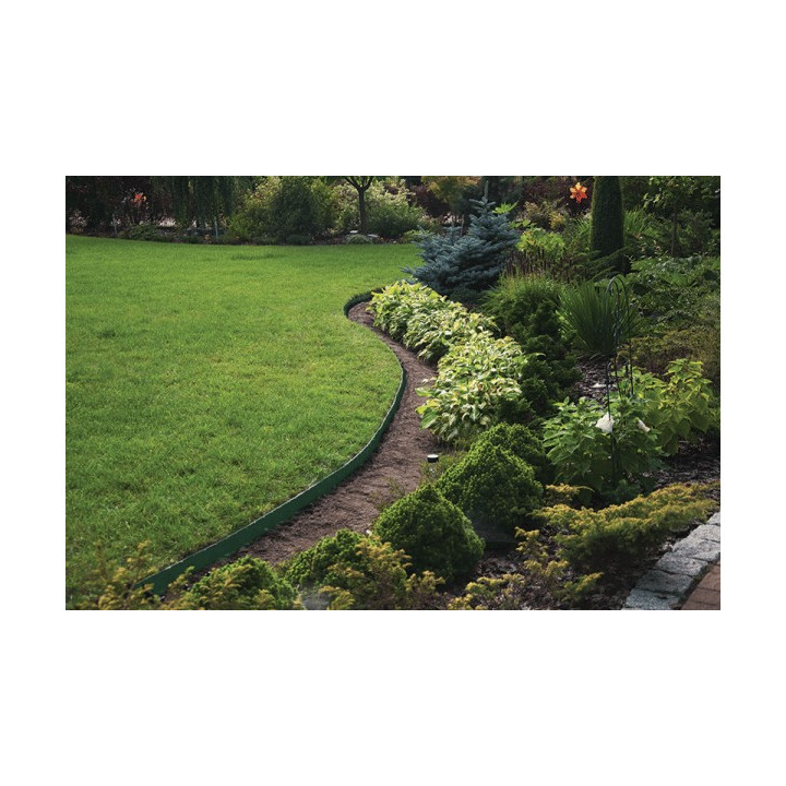 Kerti szegély szett easy border 10m x 5cm barna