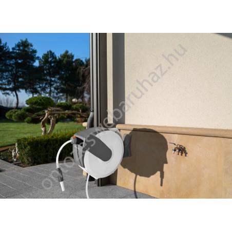White Line automata tömlőtartó 35m 1/2" tömlővel tartozékokkal
