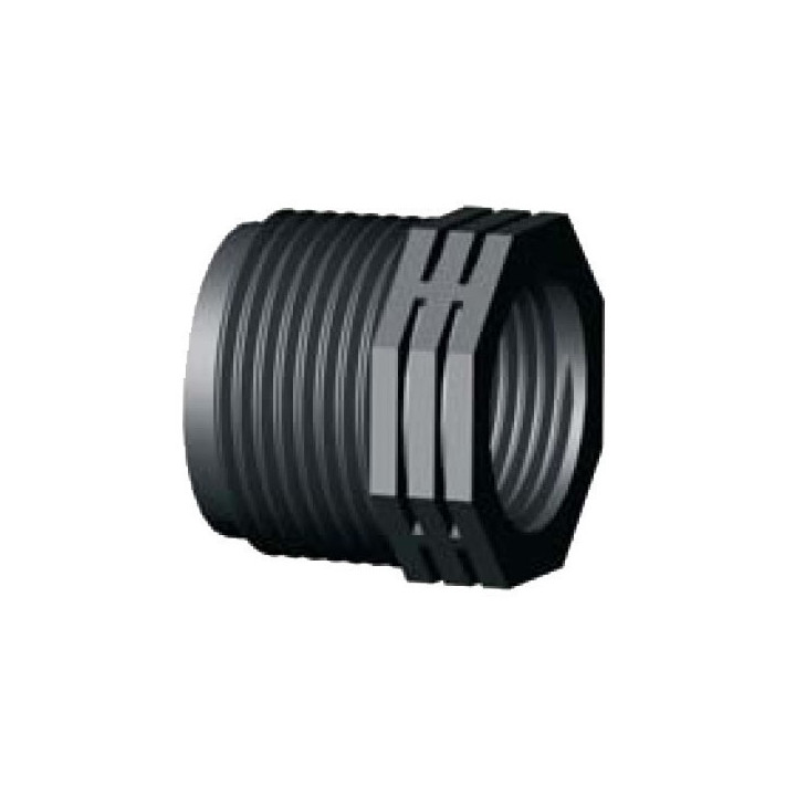 Műanyag menetes szűkítő betét KB 6/4" - 1/2"