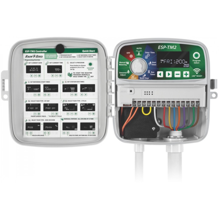 Rain Bird ESP-TM-2 6 zónás wifi ready kültéri öntöző vezérlő