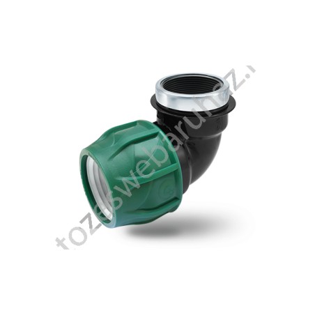 KPE MPE könyök 110 x 3" tok x BM (zöld,6bar)