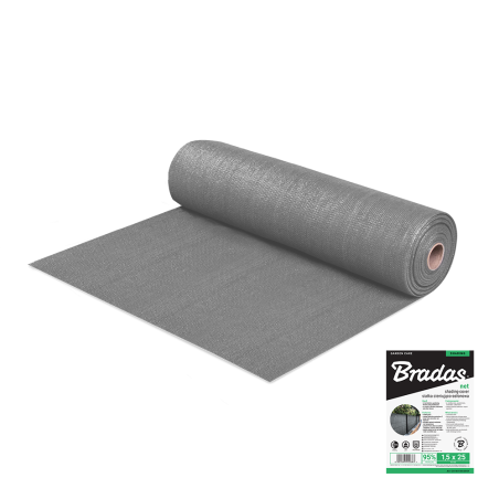Árnyékoló háló GREYTEX 160 1,5 m x 50 m 95% Világos szürke
