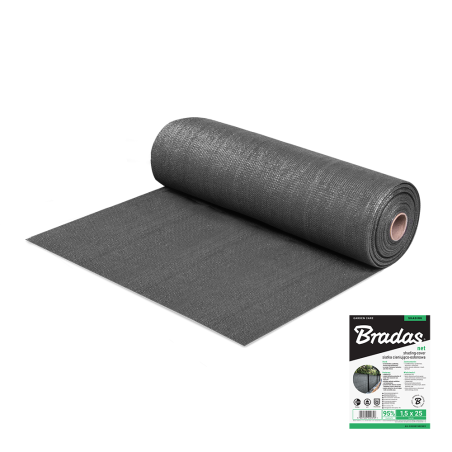 Árnyékoló háló GREYTEX 200 1,2 m x 10 m 95% Antracit szürke