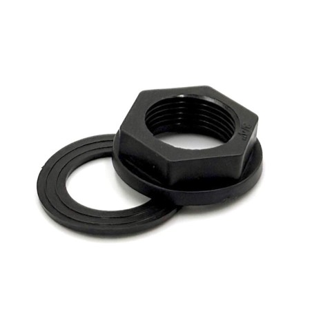 Műanyag anya tömítéssel 1/2''