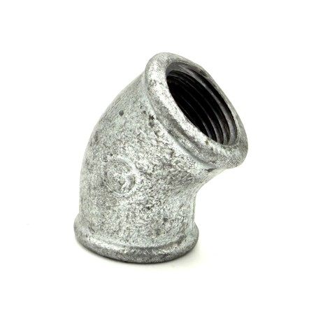 Horganyzott könyök 5/4" 45 fokos BB