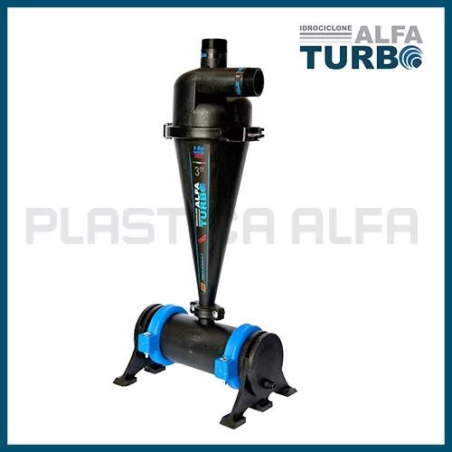 AlfaTurbo 3"-os hidrociklonos homokülepítő szűrő 500-800L/perc