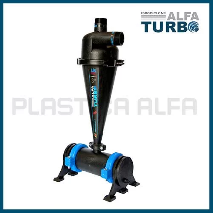AlfaTurbo 3"-os hidrociklonos homokülepítő szűrő 500-800L/perc