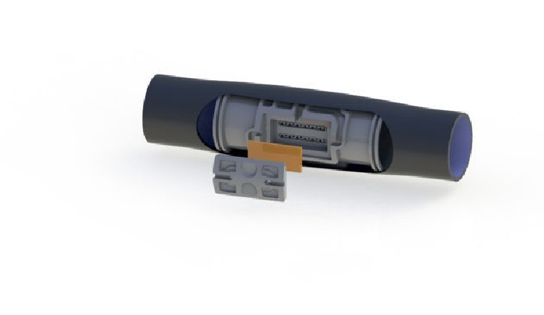 PC csepegtető cső Dynomac PC DN 16 mm 100 cm, 2 l/h, 400 m nyomás kompenzált ( föld alá is fektethető )