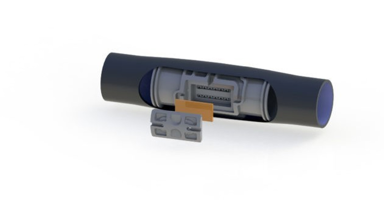 PC csepegtető cső Dynomac PC DN 16 mm 100 cm, 2 l/h, 400 m nyomás kompenzált ( föld alá is fektethető )
