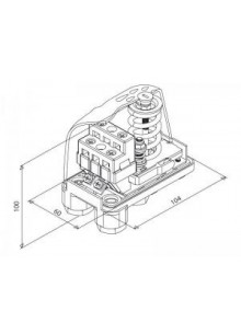Italtecnica PT/12 400V nyomáskapcsoló (3-12bar)